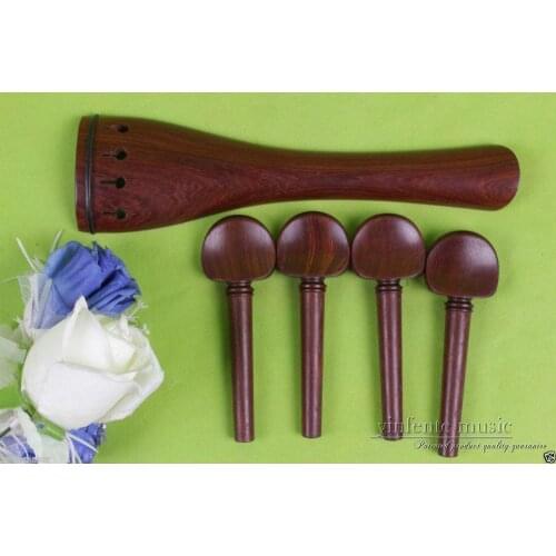 4/4 Cello Kit Cello tailpiece cello peg rosewood Solid wood parts Handwork Cello Parts Accessories #535