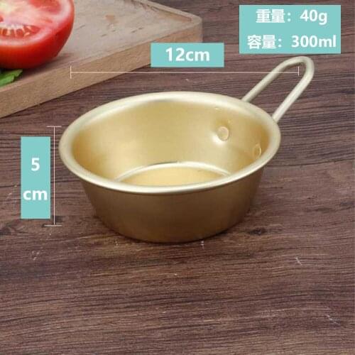 2Pieces Korean Rice Wine Aluminum Cups for Makgeolli Dongdongju Food Bowl Camp
