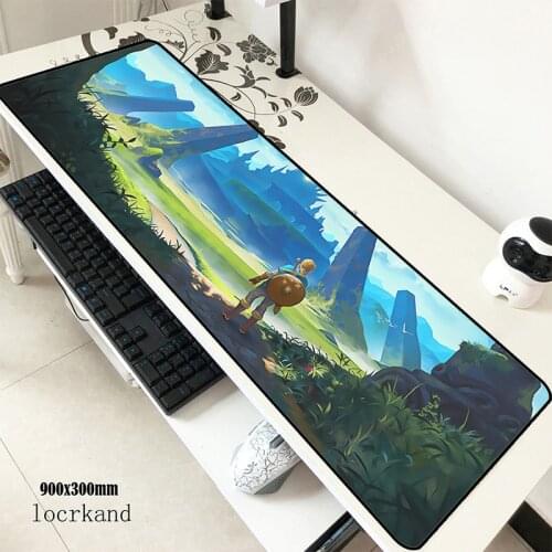 Zelda mouse pad 90x30cm mousepads cheapest best gaming mousepad gamer High quality personalized mouse pads keyboard pc pad