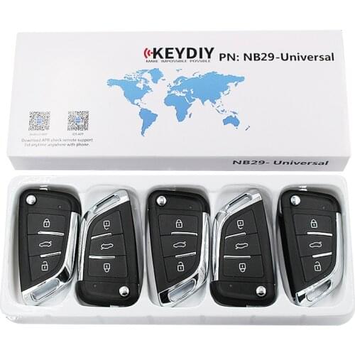 1PC Multi-functional Universal Remote Key for KD900+ URG200 KD-X2 NB-Series KEYDIY NB29 KD