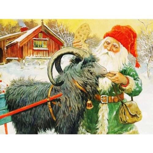New Arrival 5D diy Full Drill Diamond Painting Santa Claus Diamond Embroidery Cross Stitch Sheep Mosaic Christmas Gift Craft Kit