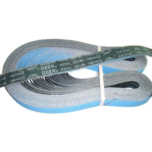New 4pcs 2100*50 mm Zirconia Alumina PZ533 Abrasive Sanding Belts Knife Sharpener Tool 40# 60# Assorted