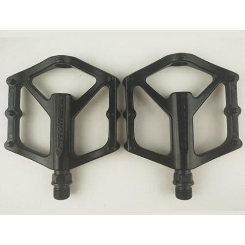 Road Bike Aluminum Alloy Pedals Lightweight Widen 9/16" DU Bearing Pedals