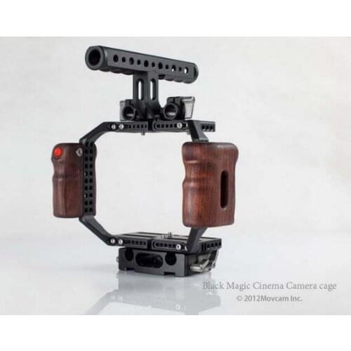 Professional MOVCAM BMCC Camera DSLR Cage Support Rig Baseplate DV VIDEO System