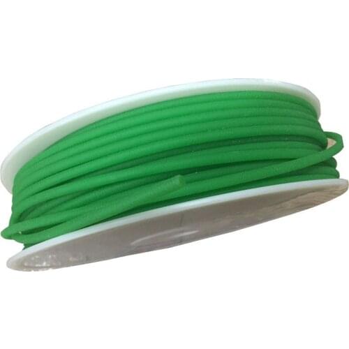 1M/5M Polyurethane belt PU round belt with green belt 3/4/5/6mm thickness polyurethane industrial belt drive belt Rough surface