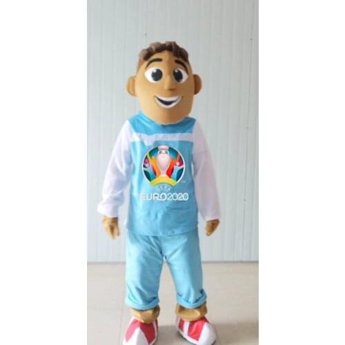 UEFA Euro 2020 Mascot Cosume Pops Football Championship Mascotte Game Fancy Props for Performance halloween Carnival Suit Adult