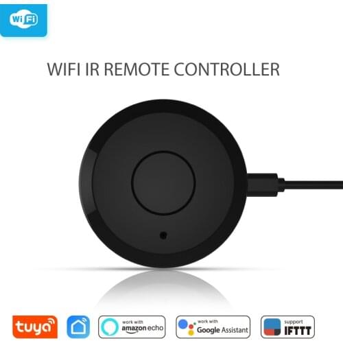 WiFi IR Remote Control Hub WiFi(2.4Ghz) Support Tuya Alexa Google Home Voice Control Universal Remote Control for A.C,TV,DVD,Fan