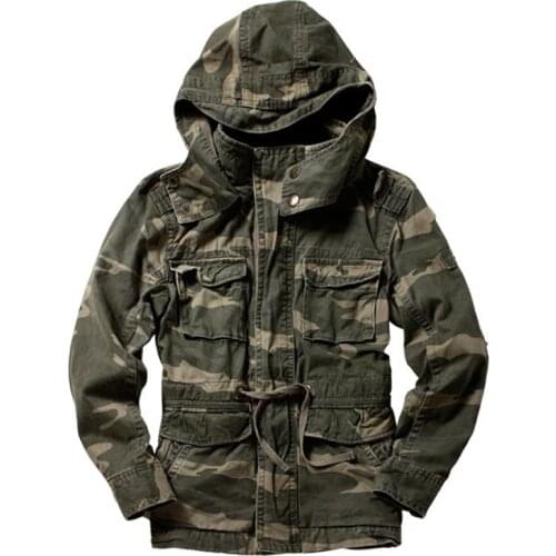 European Hooded Big and Tall Mans Jacket and Coat 5XL Spring Camouflage Jacket Military Coat Men Street Outwear Clothing 2021