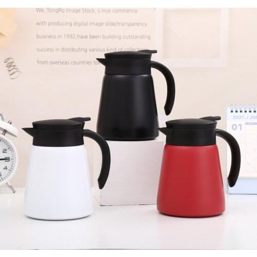 Vacuum Thermal Bottle Thermos Flasks Coffee Tea Heat Kettle Household Hot Water Pot Insulated Jug Camping Large Capacity Bottles