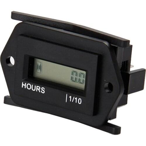 Waterproof Snap In Hour Meter Counter for Generator Marine ATV Motorcycle Snowmobile Boat Jet Ski UTV Dirt Bike AC 86-230V