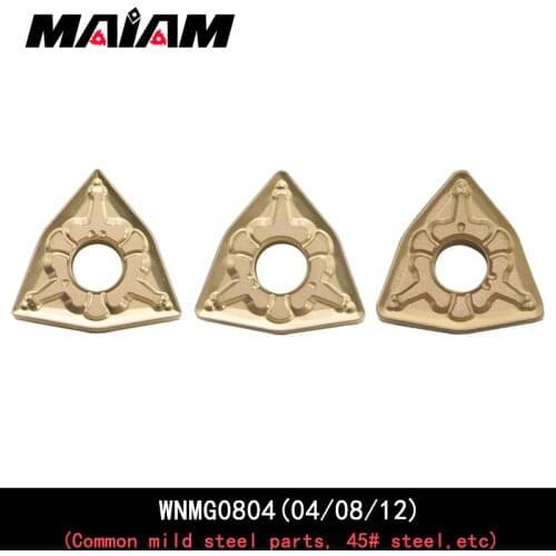 WNMG0804 Peach insert Double-sided WNMG080404 WNMG080408 WNMG080412 TM VP15TF pattern insert MWLNR K08 for General soft steel