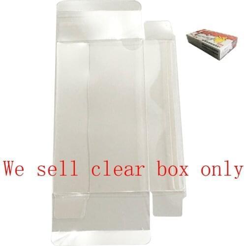 Clear transparent cover for NEW2DSLL Pokemon limited edition Japan Game console storage display box Case games plastic PET