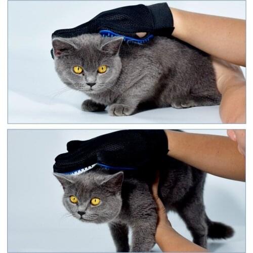 1PCS Cat Glove Cat Grooming Glove Pet Brush Glove for Cat Dog Hair Remove Brush Dog Deshedding Cleaning Combs Massage Gloves