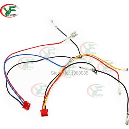 10 pcs/lot Arcade led Light push button 3 pin wires 2.8 /4.8 /6.3 terminal cable wiring harness