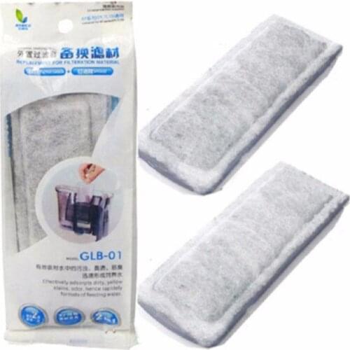 2PCS Aquarium XP 05/09/11/13 Biochemical Cotton Sponge Activated Carbon Media Waterfall Filter Replacement Pad Cleaner