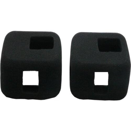 2 Pack Windshield Wind Noise Reduction Foam Sponge Cover Windproof Housing Case for GoPro Hero 7 5 6 (2018) Black Camera