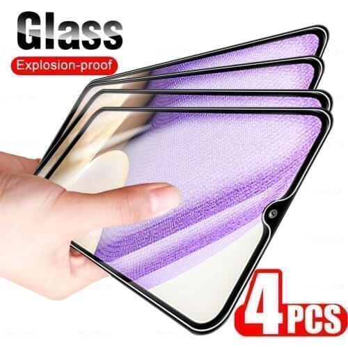 4Pcs Tempered Protective Glass For Samsung Galaxy A32 A31 A30S 5G/4G On Samsun A 32 31 30 Protector Safety HD Screen Cover Film