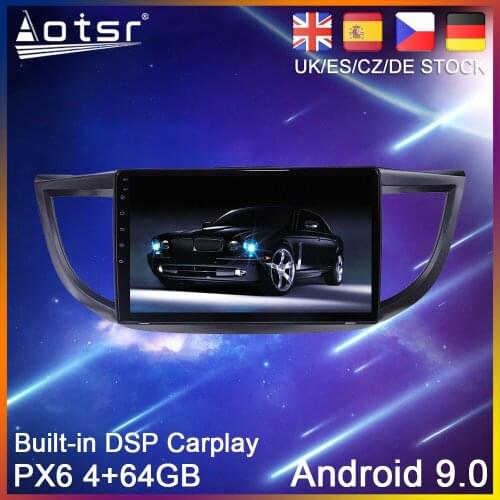 Android 9.0 PX6 64G Car DVD Player GPS Navigation For Honda CRV CR-V 2011-2015 Car Auto Radio Stereo Multimedia Player HeadUnit
