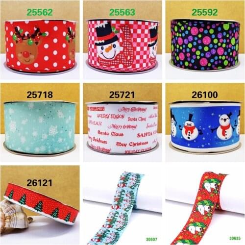 Free shipping 10 yards cartoon printed grosgrain ribbon 25562
