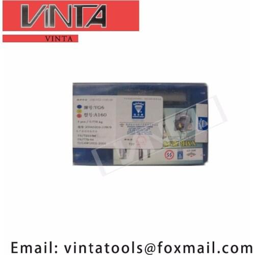 Free shipping high quality 4pcs/lots A160 YG6 /YG8 cnc carbide welding inserts