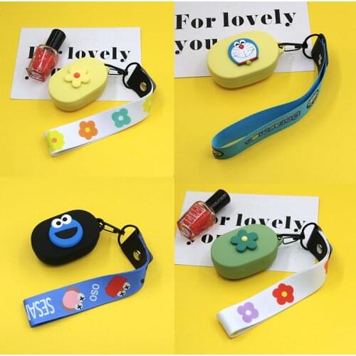 Cartoon Cute Earphone Cover for Redmi Airdots Case with Hook Protection Frame for XiaoMi Airdots Earphone Cases with Ring