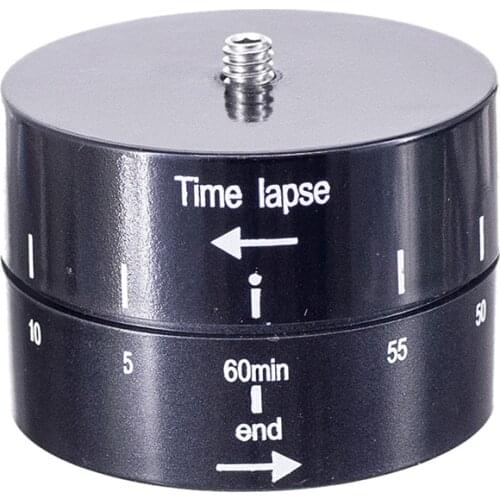 For Mobile Phone Time Lapse 360 Degree Auto Rotate Camera Tripod Head Base 360 TL Timelapse For Gopro Camera SLR