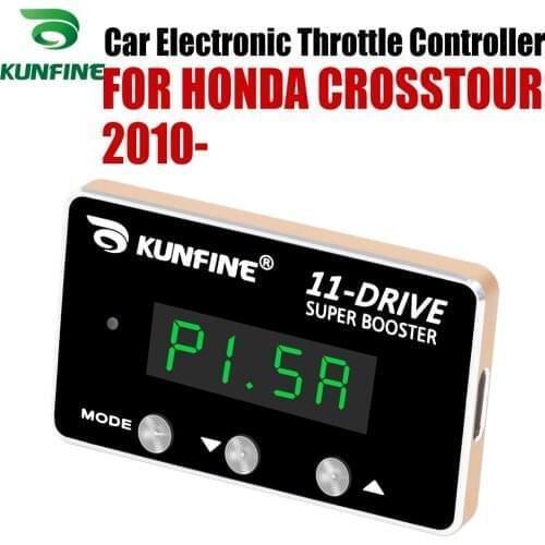 KUNFINE Car Electronic Throttle Controller Racing Accelerator Potent Booster For HONDA CROSSTOUR 2010-After Tuning Parts