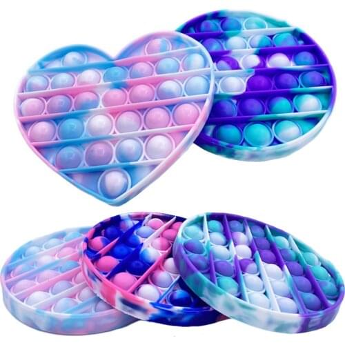 Hot Push Bubble Fidget Toys Adult Stress Relief Toy Antistress Soft Squishy Gift Anti Stress Box Kid Toys