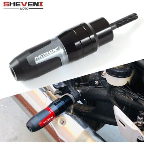 Logo NC750X For Honda NC750X NC 750X NC750 X Motorcycle CNC Accessoires Falling protection Exhaust Slider Crash pad slider