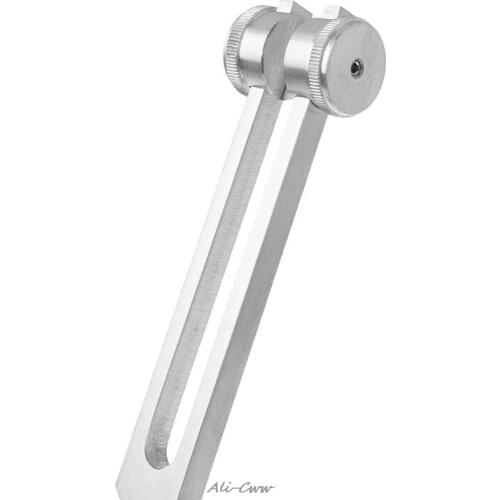 OM 136.1Hz Aluminium Alloy Tuning Fork Chakra Hammer Ball Diagnostic Healing Tool for Eliminating Stress Nervous System Testing