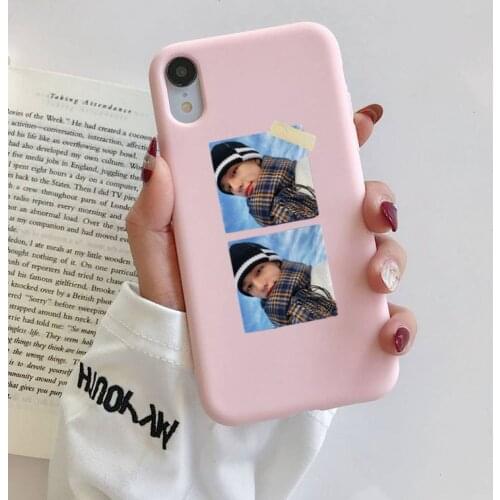 Idol Kpop stray kid Original Liquid Silicone Phone Case For iphone 11 Pro Max X XS Max XR 7 8 6 6S Plus Couples TPU Cases Capa