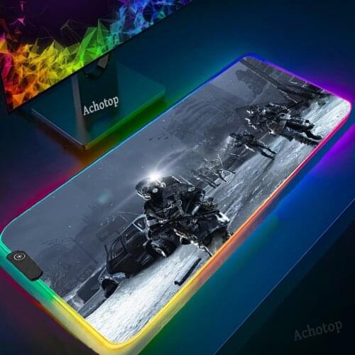 Escape From Tarkov Mouse Pad RGB Large Gaming Mouse Mat 900x400mm LED Lighting Mouse pad Gamer Computer Pad Desk Mat Computer xl
