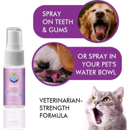 50/30/10ml Cats Dogs Anti Portable Oral Care Dental Spray Pet Breath Freshener Bad Teeth Deodorant Treatment Odor Tool
