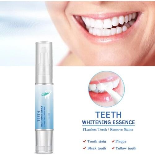 Teeth Whitening Pen Tooth Smoking Coffee Stains Remover Effective ＆ Painless Travel-Friendly Easy to Use 4ml MH88