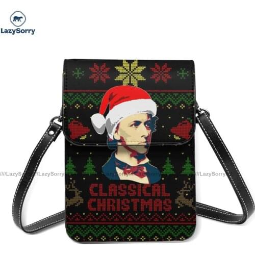Chopin Shoulder Bag Stylish Leather Shopping Mobile Phone Bag Student Gifts Bags