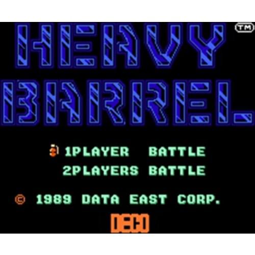 Heavy Barrel 60 Pins English Version Game Cartridge for 8 Bit 60pin Game Console