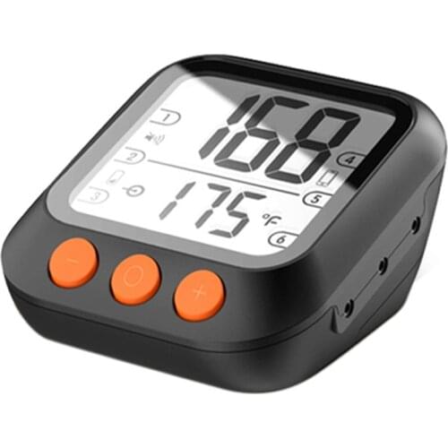 HOT-Tuya Wifi Smart BBQ Barbecue Grill Meat Thermometer Tuya Smart Life Mobile APP Control Water Temperature Measurement