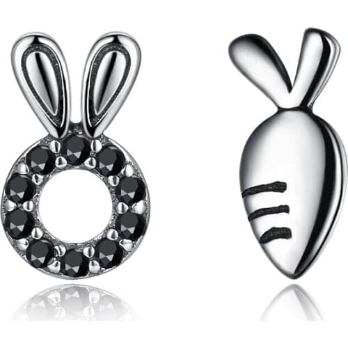 ZEMIOR Cute Earings 925 Sterling Silver Stud Earrings For Women And Girls Classic Vintage 925 Jewelry Earrings Trendy 2020 Gift