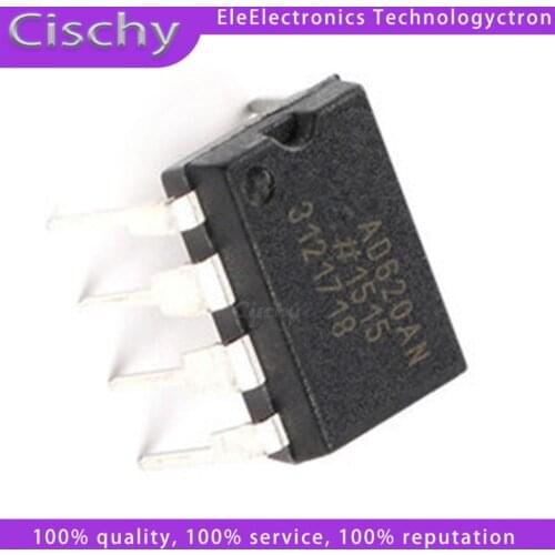 1PCS AD620ANZ AD620AN AD620A AD620 DIP-8