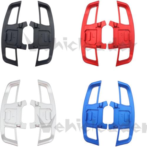 2Pcs Car Auto Steering Wheel Paddle Extend Shifter Metal Shift Gear Paddle Extension For VW GOLF 7 GTI R GTD GTE MK7 2014-2018