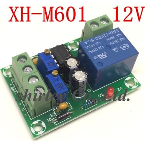 Motor Accessories XH-M601 battery charging control board 12V intelligent charger power control panel automatic charging power