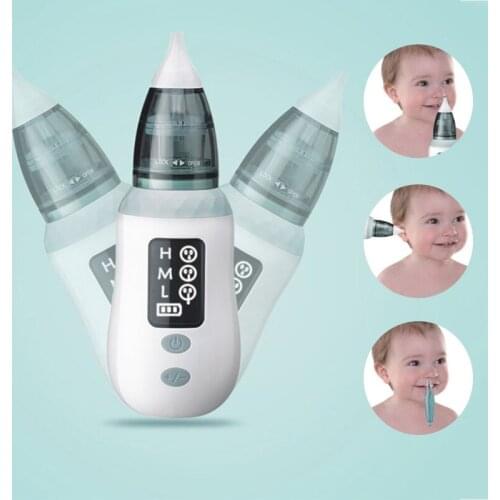 Kid Baby Electric Nasal Aspirator Nose Cleaner Newborn Baby Sucker Cleaner Sniffling Equipment Safe Hygienic Nose Aspirator