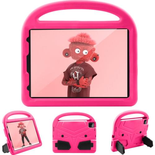 For ipad 10.2 7th/8th (2019/2020) EVA Kids Safe Rubber Handle Tablet Stand Bracket Case for ipad mini case for ipad air 2 case