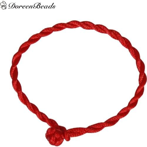 DoreenBeads Bracelets Red Thread