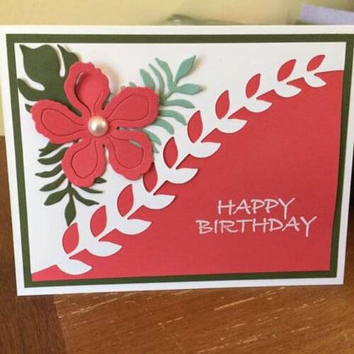 Flowers Shape Carbon Steel Cutting Dies Stencil Craft for DIY Scrapbook Cut Stamps Dies Embossing Paper Greeting Card 10.5*9.2CM