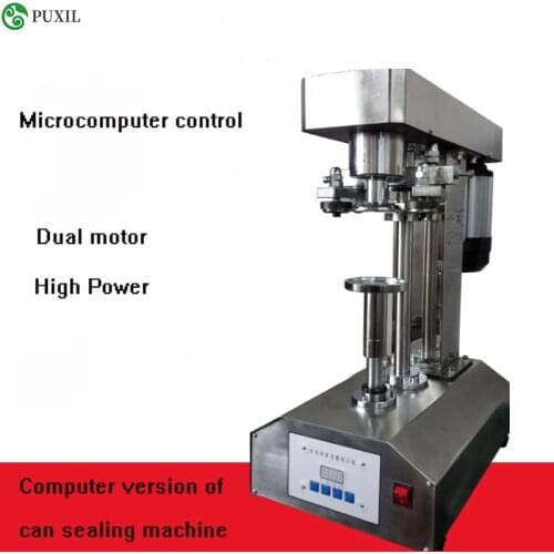 Commercial Semi-automatic Tinplate Can Sealing Machine Ring-pull Can Capping Machine for PET bottles sealer cans seamer machine