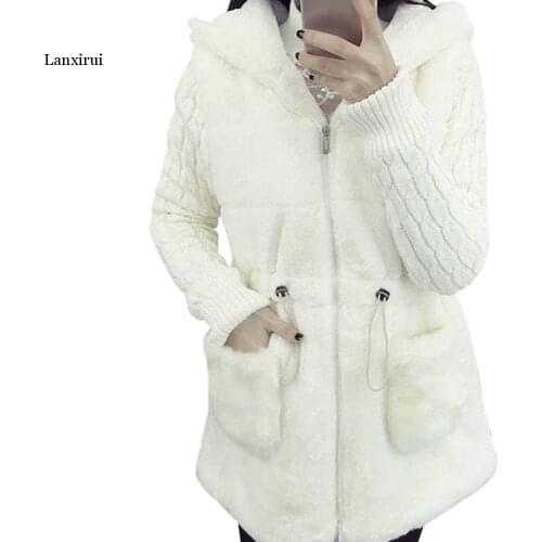 Lanxirui Women's Jackets With Fur
