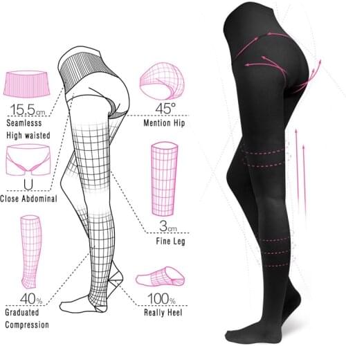 23-32mmHg Medical Compression Panty Hose Compression Stockings Varicose Veins Elastic Nursing Socks Compression Socks