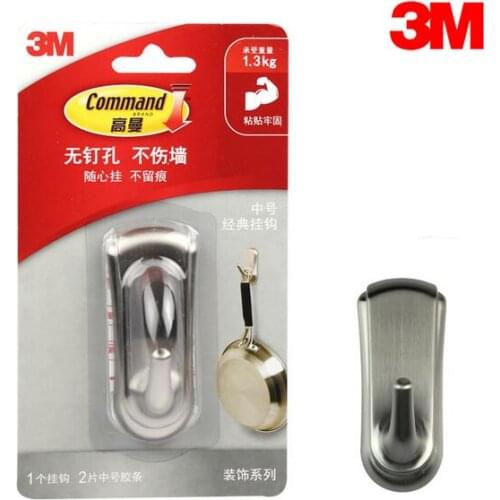 Command Metal Hook 3M Command Damage-Free Hanging Hooks command hook3m Command Medium Decorative Hooks