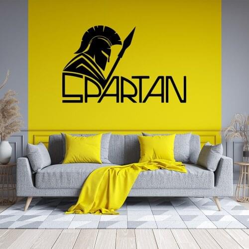 Cartoon sparta Home Decor Vinyl Wall Stickers For Kids Rooms Decoration Sticker Mural